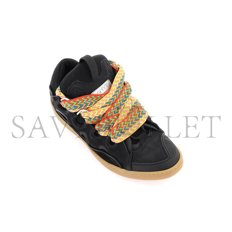 LANVIN LEATHER CURB BLACK FM-SKRK11